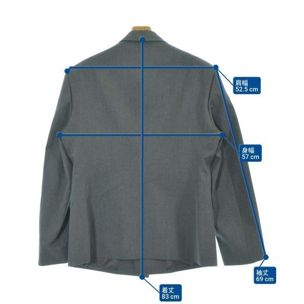 Prada Tailored Jacket Gray — view 6