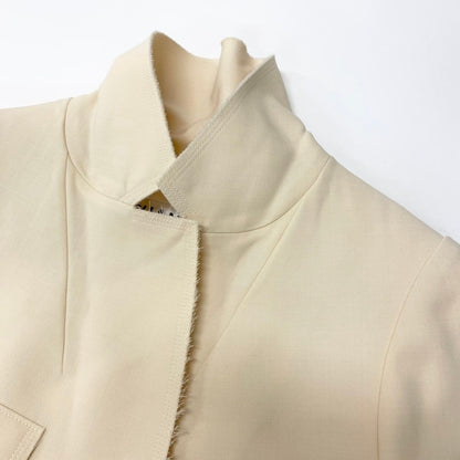 Chanel C Safari Jacket 4 Pockets CC Logo 36 Ivory — view 7