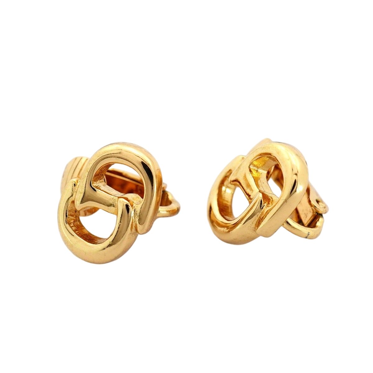 Dior Earrings CD Logo Gold Plated — view 2