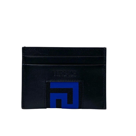 Versace Greca Card Case Business Holder Compact Logo