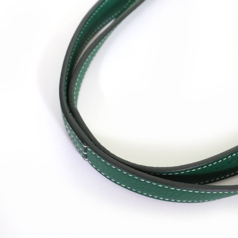 Hermes Cabas Serie 31 Taurillon Clemence Vert Moyen Tote Bag W Engraved Storage