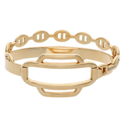Hermes Collier De Chien Double Tour Collier De Chien Chaine D'ancre 18K Pink