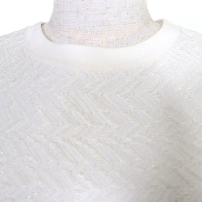 Chanel Cotton Sleeveless Knit Top White Multicolor 36 Sweater — view 4