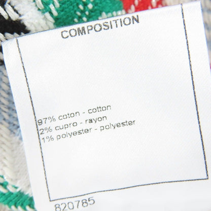 Chanel Cotton Sleeveless Knit Top White Multicolor 36 Sweater — view 7
