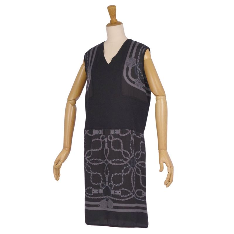 Hermes Dress 20SS Sleeveless Knit Sil