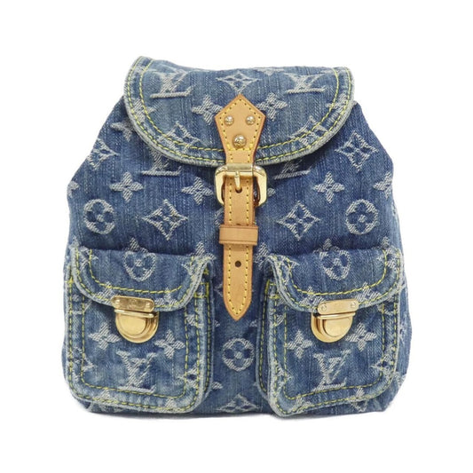 Louis Vuitton Vintage Monogram Denim Sac a Dos PM Backpack