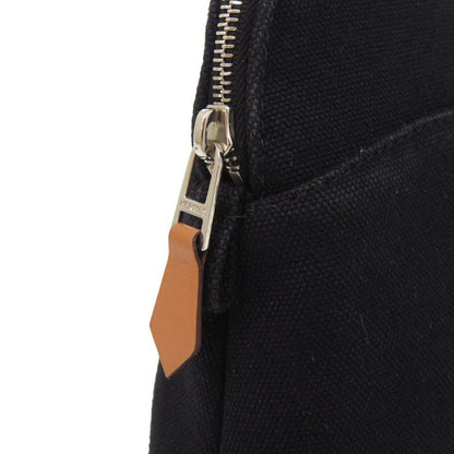 Hermes Bolide Pouch 20 PM Canvas Black Bag Black 0506 Hermes