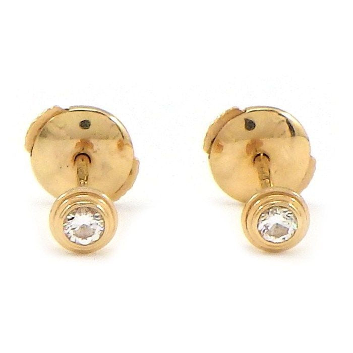Cartier Earrings d'Amour XS Diamant Leger Diamond Total 18k Pink Gold