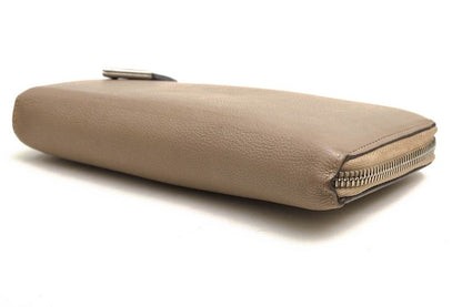 Louis Vuitton Long Wallet Ladies Women Leather Genuine Leather Beige M60147