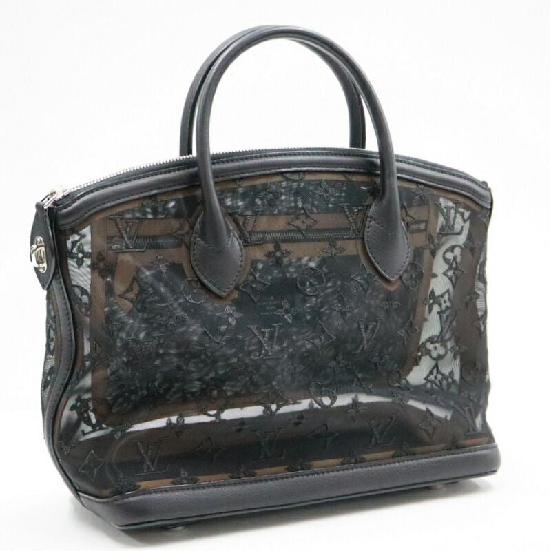 Louis Vuitton Transparency Lockit Handbag Black