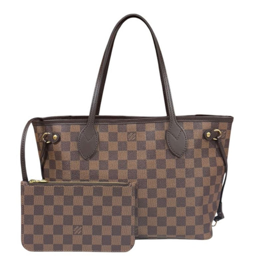 Louis Vuitton Neverfull PM Damier Tote Bag Damier Canvas N41359 Brown Ladies