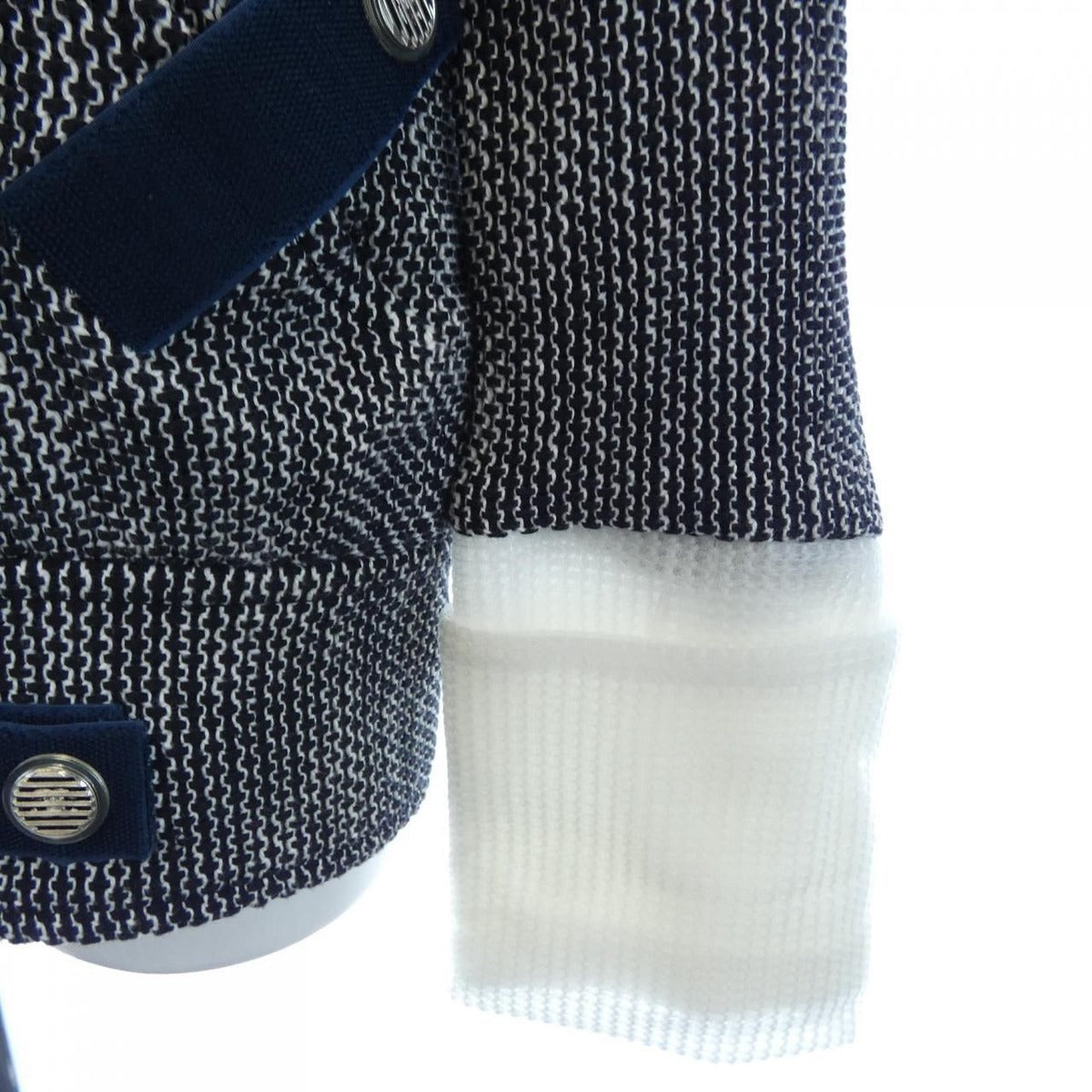 Chanel Jacket Black 34 White — view 7
