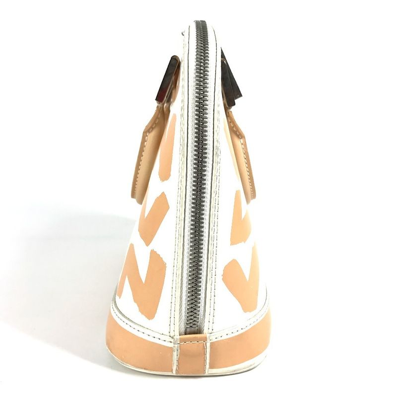 Louis Vuitton Handbag Alma MM M92180 Leather Beige