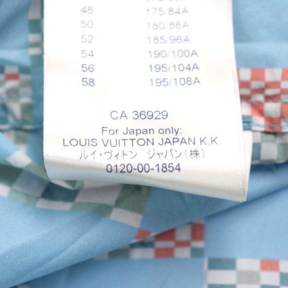 Louis Vuitton 21SS Hkb85w Distorted Damier LV Logo Zipper With Drawcord