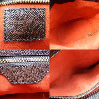 Louis Vuitton Tote Bag Marais N42240 Damier Brown Gold Hardware With Pouch