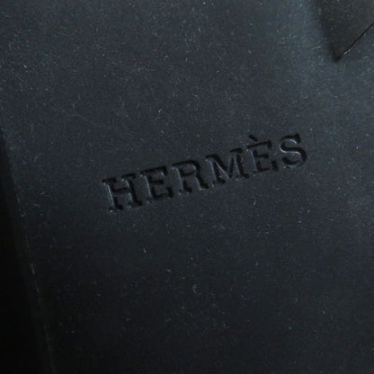 Hermes Hoxton H Cadenas Leather Oxford Shoes Mary Jane Shoes Ivory Black 35.5