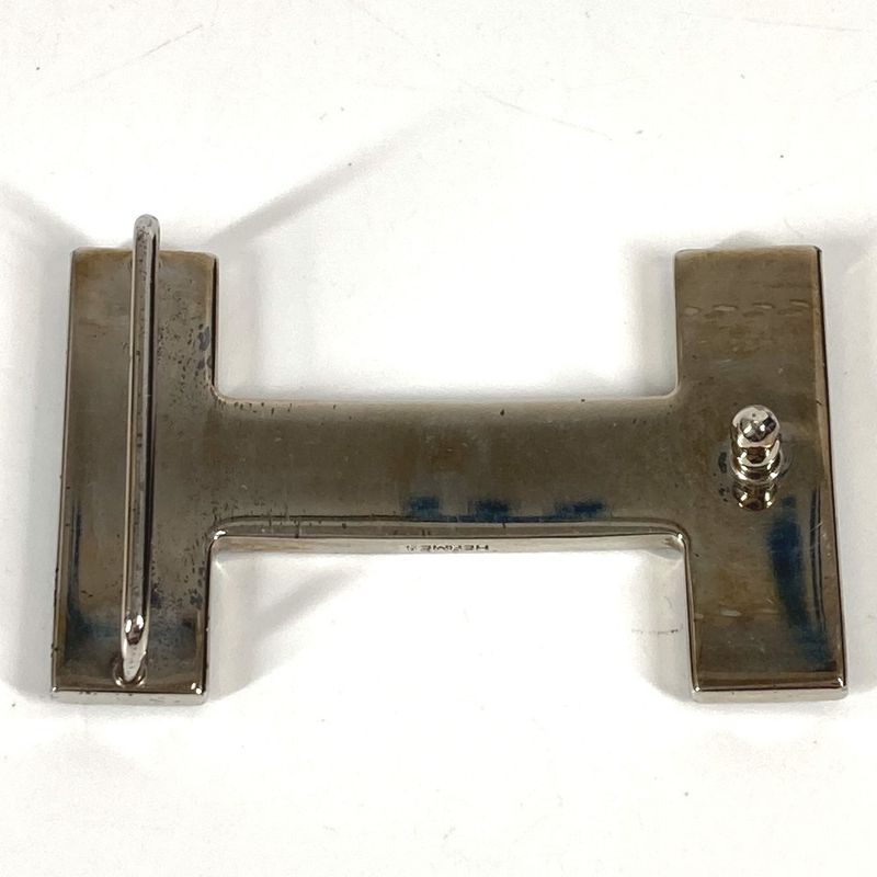 Hermes Belt H Belt Logo Leather Black