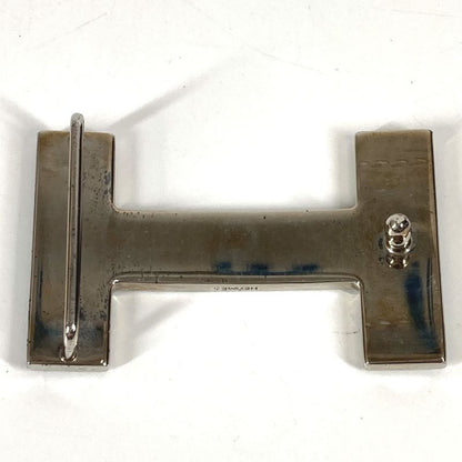 Hermes Belt H Belt Logo Leather Black