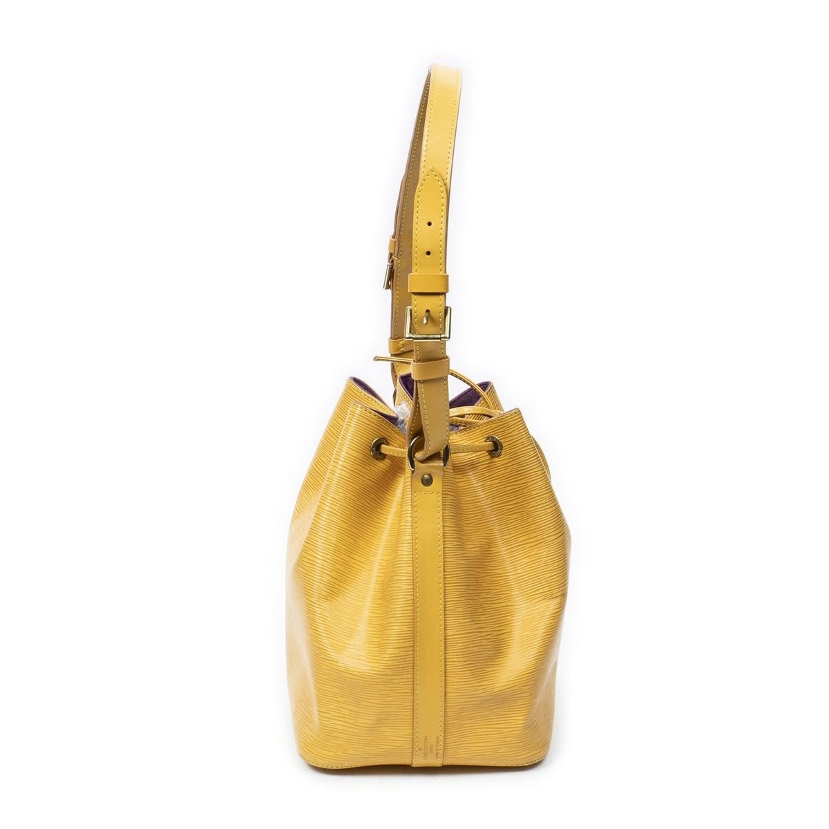 Louis Vuitton Noe Yellow Epi Handbag — view 4