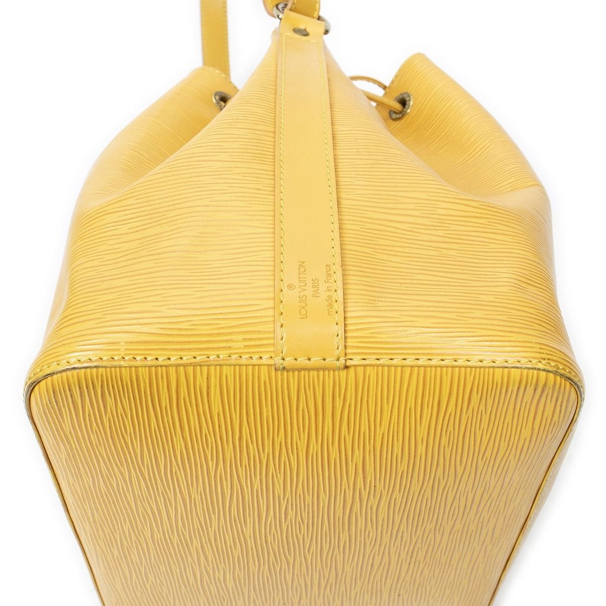 Louis Vuitton Noe Yellow Epi Handbag — view 8