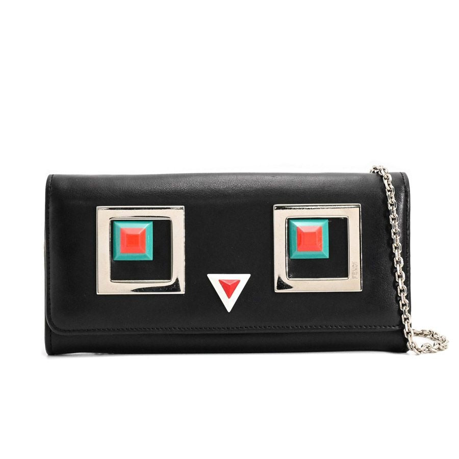 Fendi Chain Wallet Black