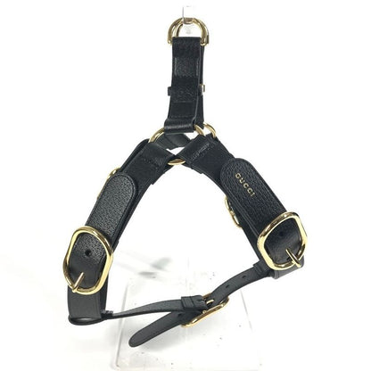 Gucci Miscellaneous Pet Harness Leather Black