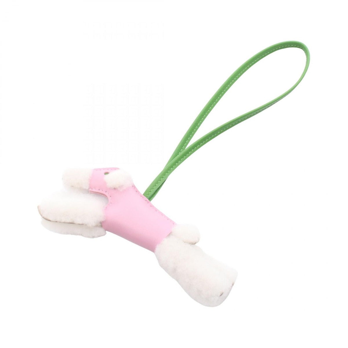 Hermes Charm Buddy Mauve Silvestre Vert Yucca Mouton