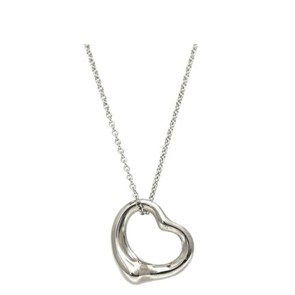 Tiffany & Co Open Heart Necklace Silver