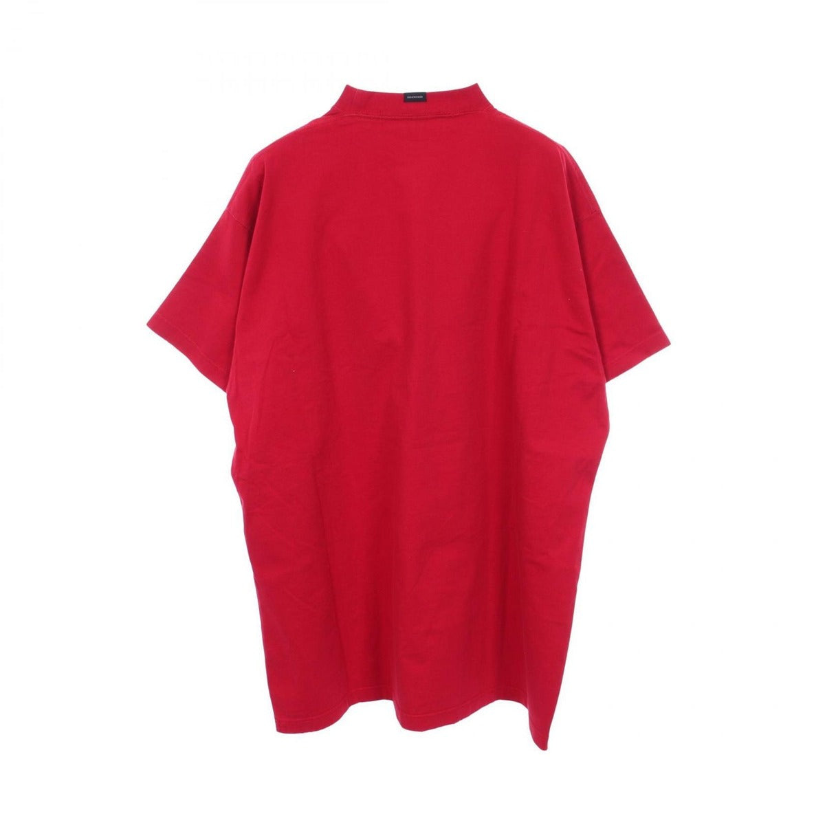 Balenciaga Short Sleeve T-Shirt Many Kisses Red Cotton — view 2