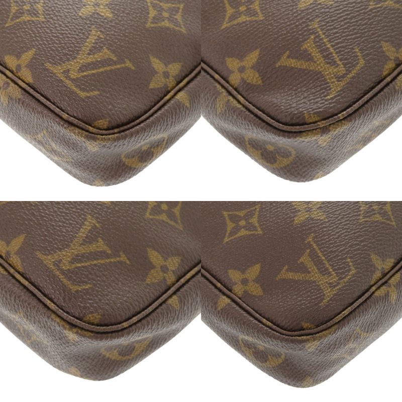 Louis Vuitton Pochette Accessoire Monogram M51980 Brown Pouch LV 1169 Louis