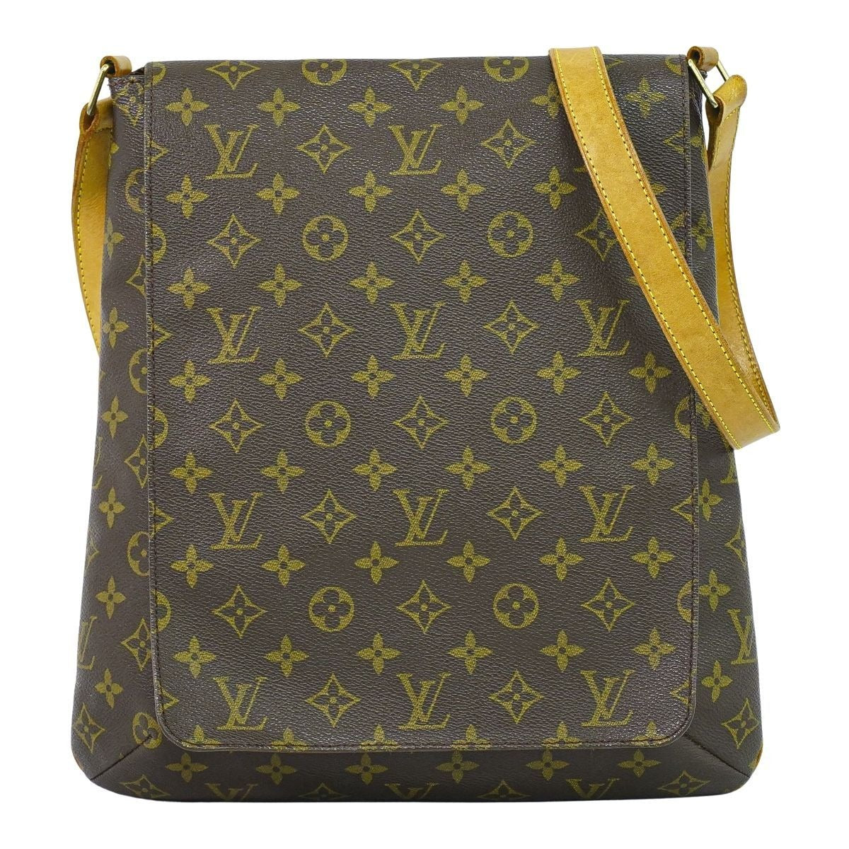 Louis Vuitton LV Musette Monogram Shoulder Bag Pochette Brown