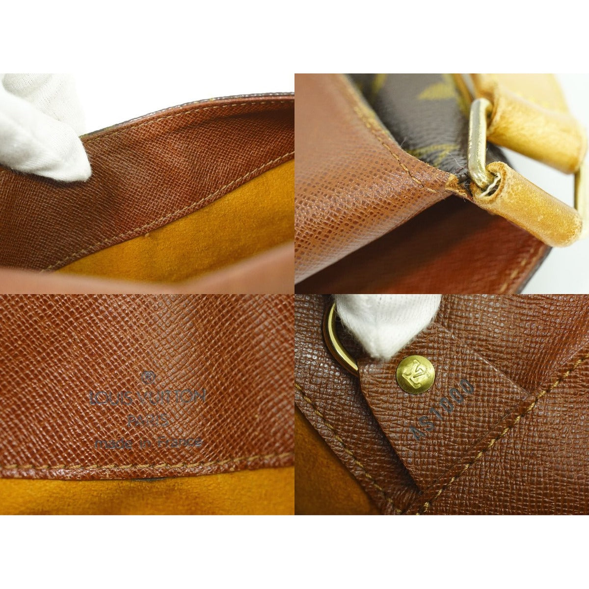 Louis Vuitton LV Musette Monogram Shoulder Bag Pochette Brown — view 9