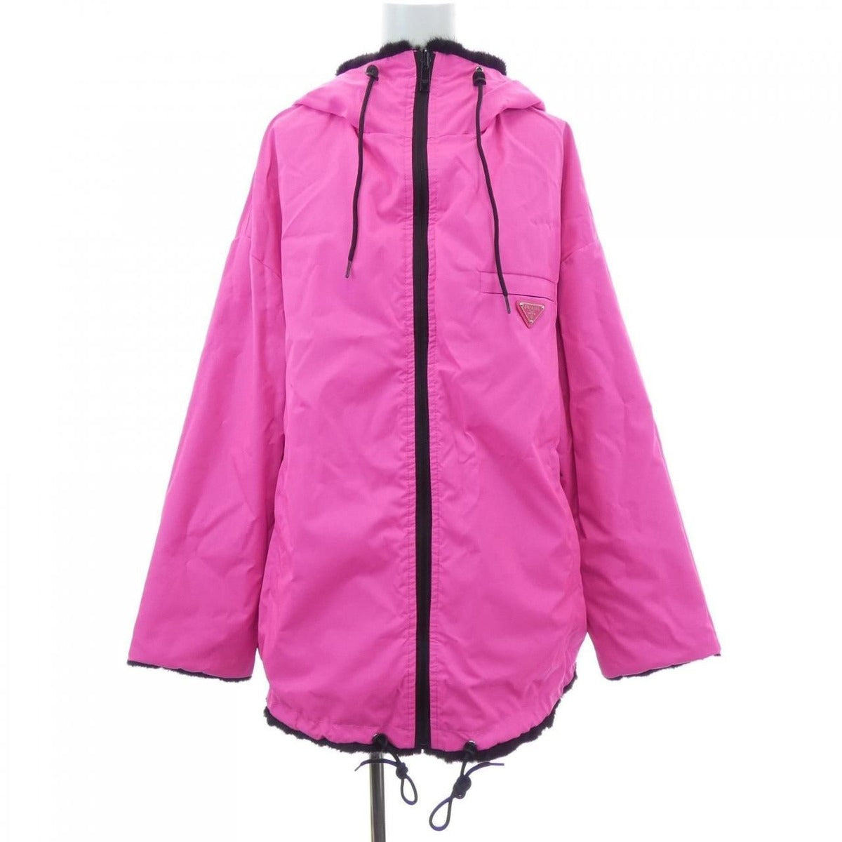 Prada Coat Black 36 Pink