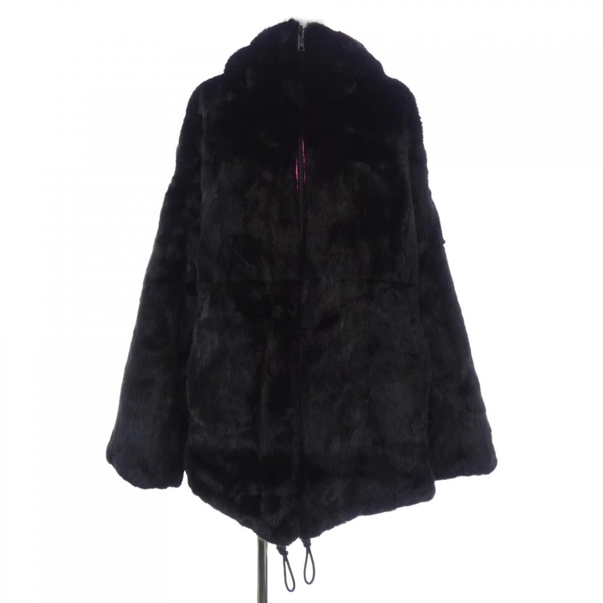 Prada Coat Black 36 Pink — view 7