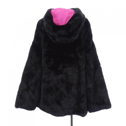 Prada Coat Black 36 Pink — view 8