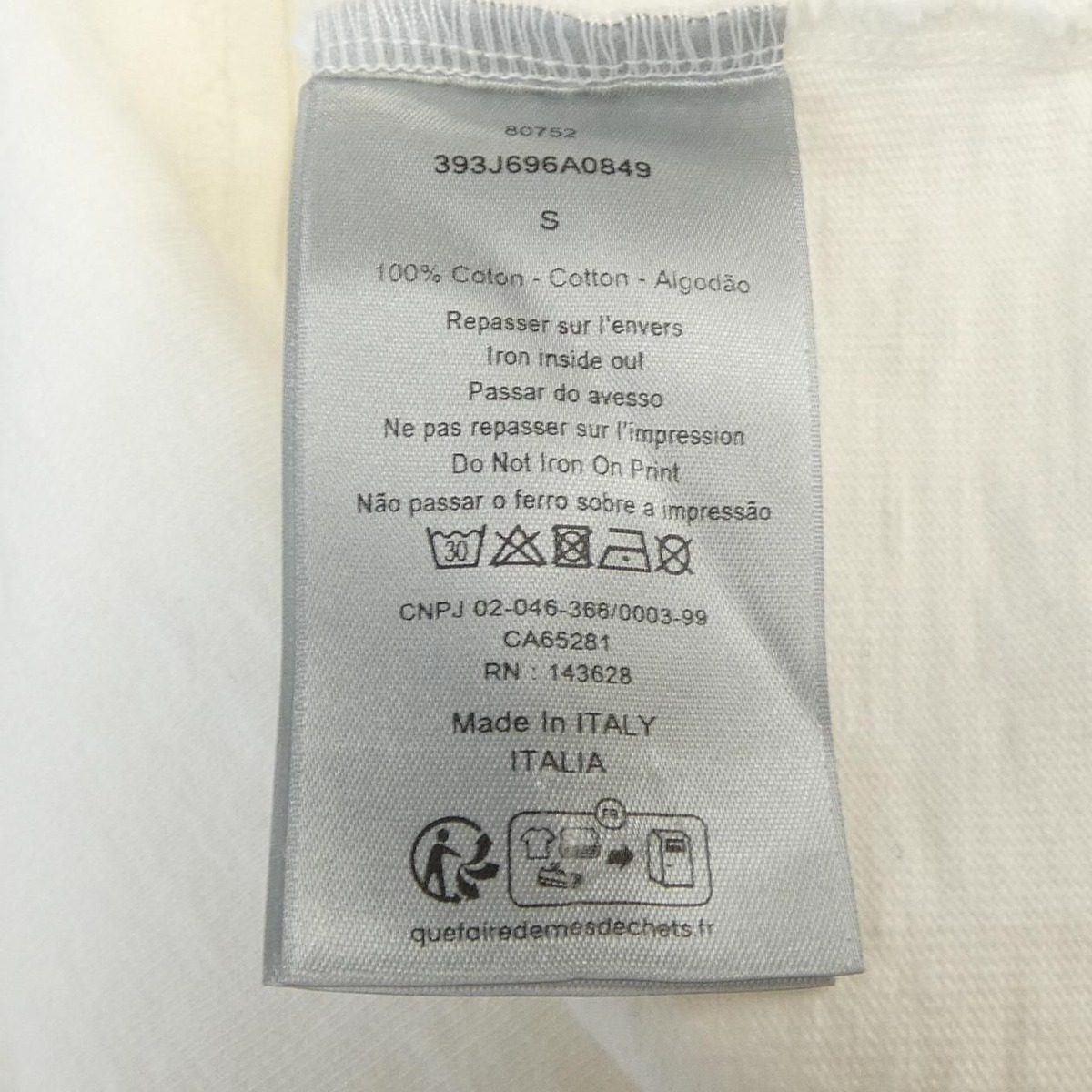 Dior T-Shirt White — view 3