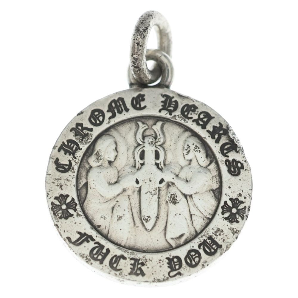 Chrome Hearts Chrm Angl Mdl V1 Angel Medal Charm Pendant Top