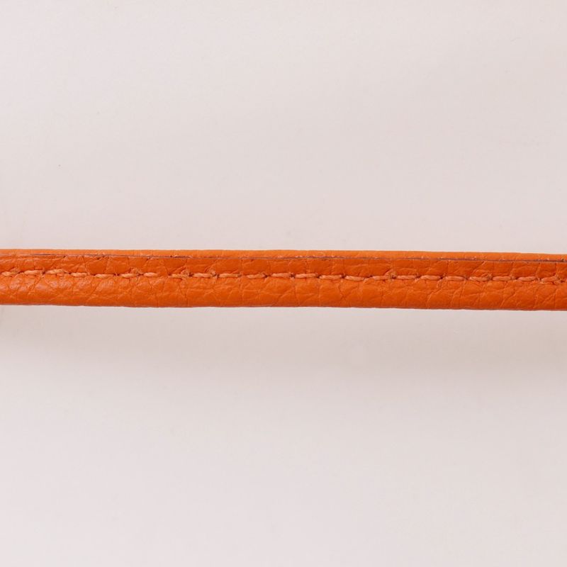 Hermes Siffre Ultrasonic Whistle Courchevel X Metal Orange/silver Ladies 20g