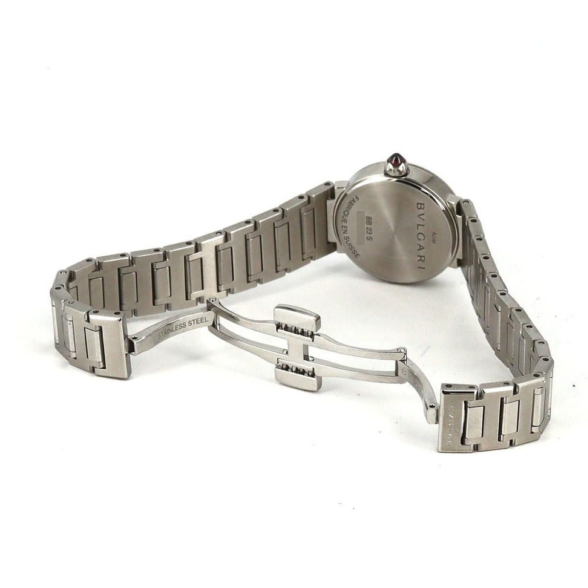 Bvlgari SS Quartz Watch Black — view 6