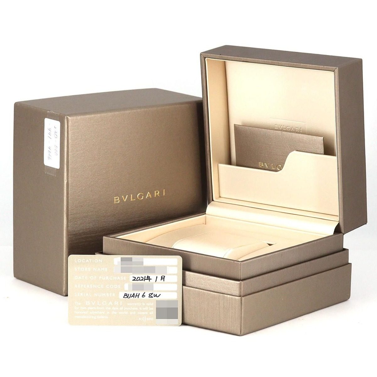 Bvlgari SS Quartz Watch Black — view 8