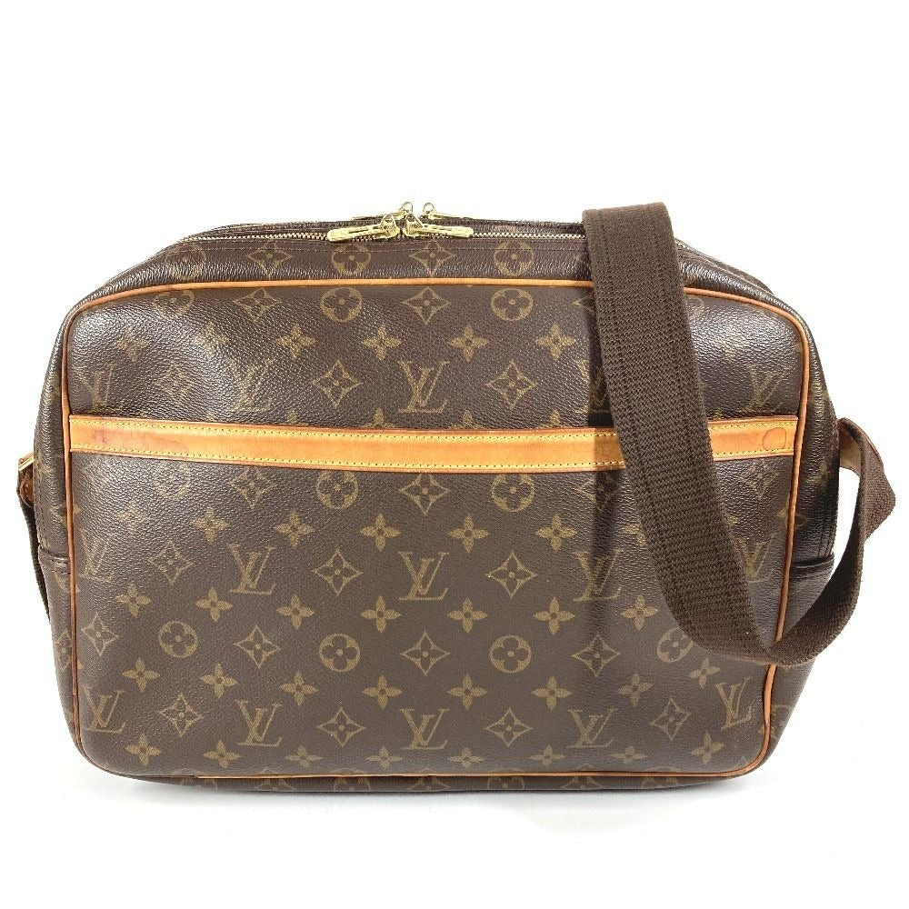 Louis Vuitton Shoulder Bag Reporter GM Monogram Canvas Brown