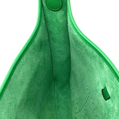 Hermes Shoulder Bag Evelyn PM Evelyn W Engraved Taurillon Clemence Vert Yucca