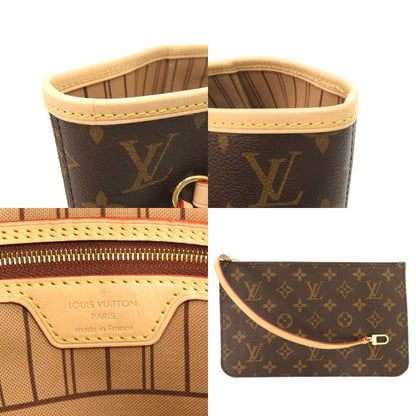 Louis Vuitton Current New Shape Neverfull MM Monogram Rose Beige M46975 Tote