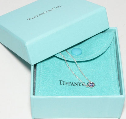 Tiffany & Co Pendant Necklace SV Amethyst 1P (014ct) Elsa Peretti By-the-yard