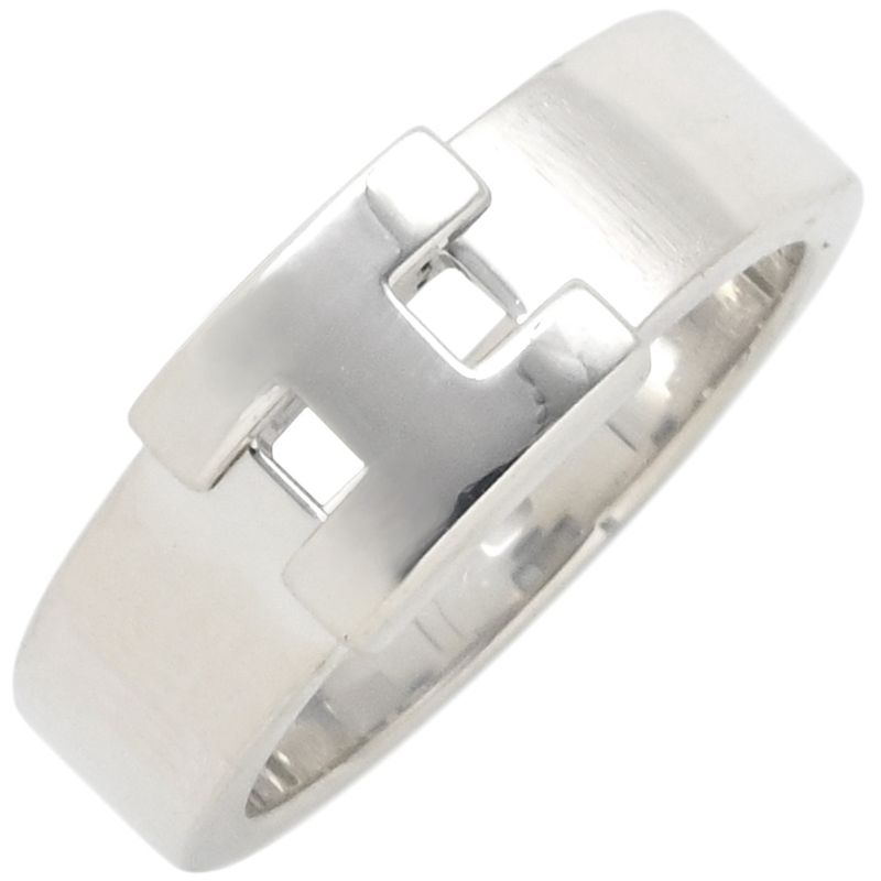 Hermes Ring Hera Cles S Ring Silver 925 Silver #48 (Jp8) Sv925 Ag925 H Motif