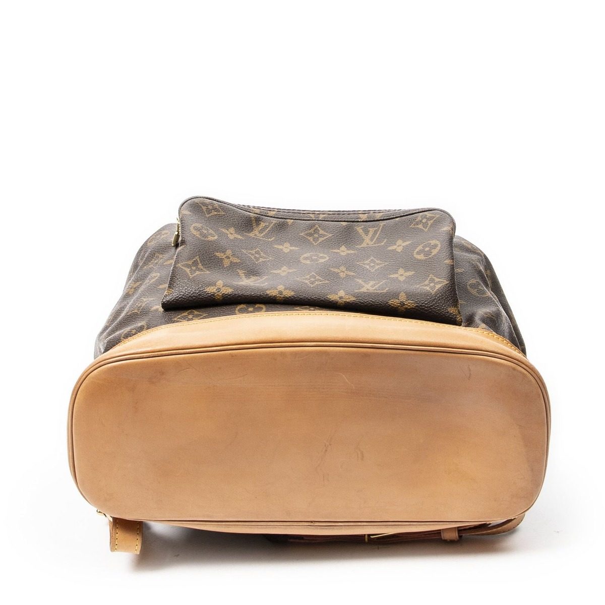 Louis Vuitton Montsouris Brown Monogram Canvas Shoulder Bag — view 6