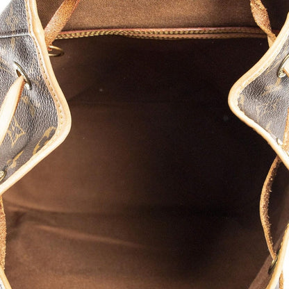 Louis Vuitton Montsouris Brown Monogram Canvas Shoulder Bag — view 9