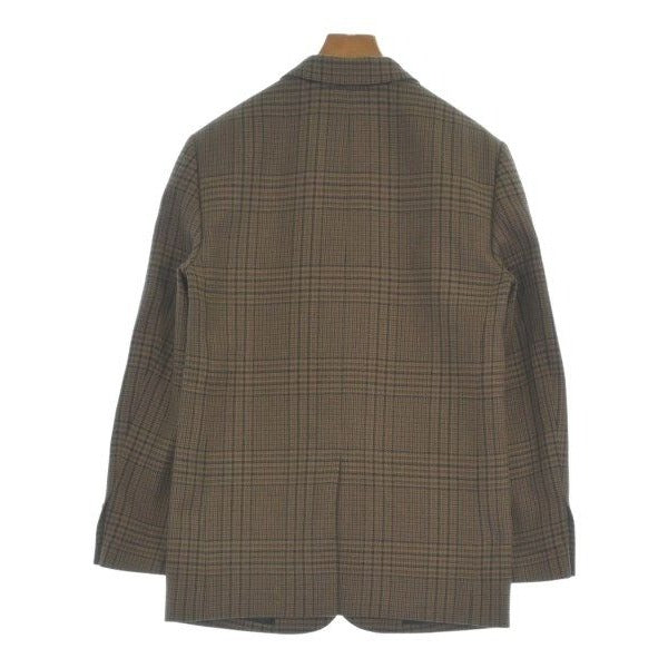 Celine Jacket Wool Cotton Brown Black — view 2