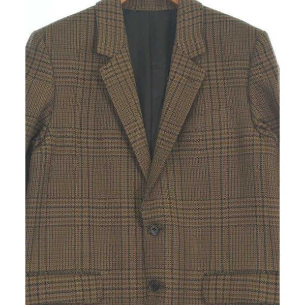 Celine Jacket Wool Cotton Brown Black — view 4