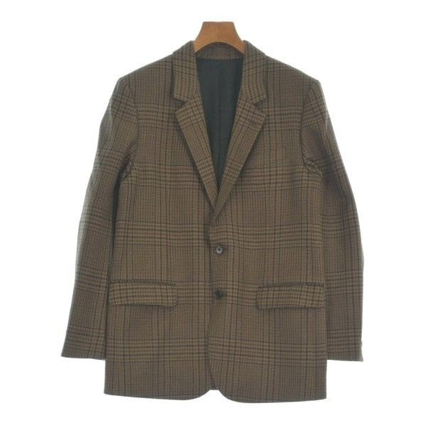 Celine Jacket Wool Cotton Brown Black